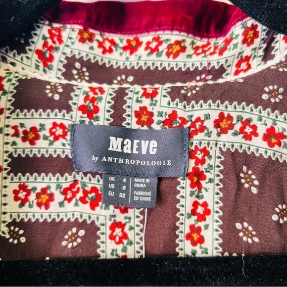 Maeve Anthropologie Pink Crushed Velvet Dress 00 NWT - Picture 5 of 12